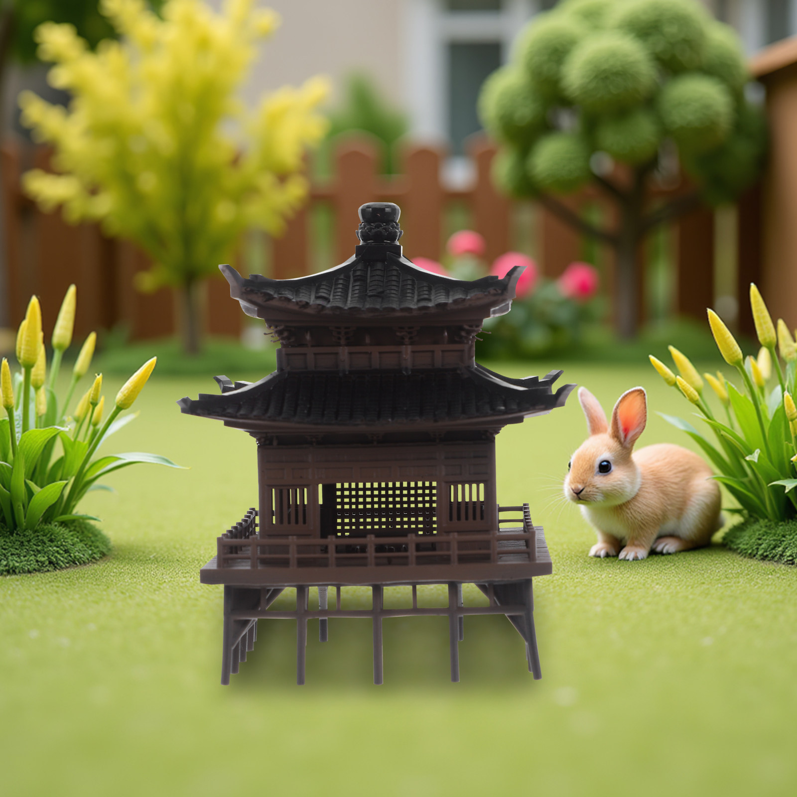 ديكور جناح صيني صغير لأحواض ال - مراجعة Bonsai Garden Landscape Design وسعره