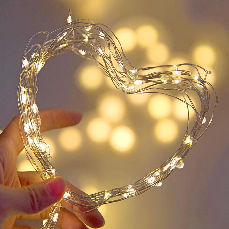 أضواء LED نحاسية بطول 10م و5م  - مراجعة Copper Wire Roll وسعره